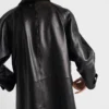 Abrigo de cuero oversize Abrigo de cuero oversize