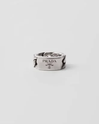 Anillo de cadena de plata