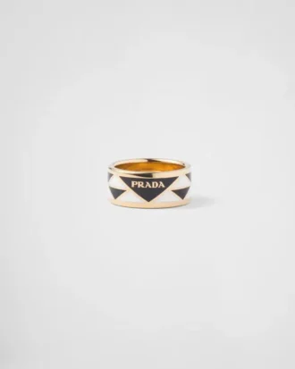 Anillo de metal esmaltado