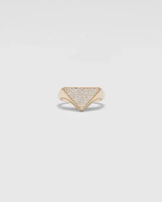 Anillo Eternal Gold en oro amarillo con diamantes