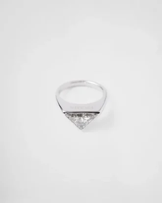 Anillo Eternal Gold en oro blanco con diamante cultivado en laboratorio