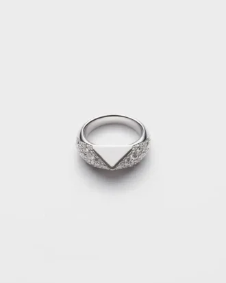 Anillo Eternal Gold en oro blanco con diamantes Anillo Eternal Gold en oro blanco con diamantes