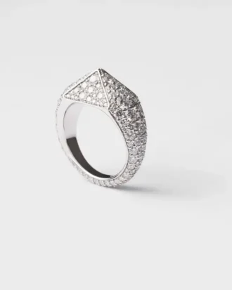 Anillo Eternal Gold en oro blanco y diamantes
