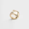 Anillo Eternal Gold Snake en oro amarillo y diamantes