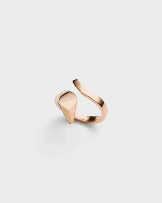 Anillo mini Eternal Gold Snake en oro rosa