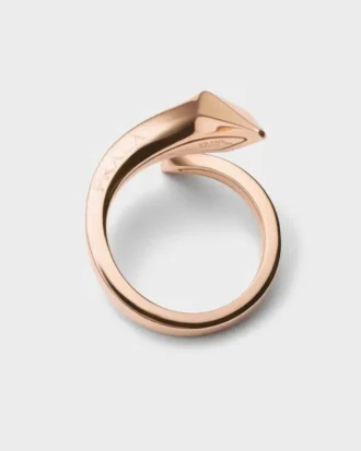 Anillo mini Eternal Gold Snake en oro rosa
