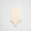 Bañador de una pieza de jersey con pedrería Bañador de una pieza de jersey con pedrería
