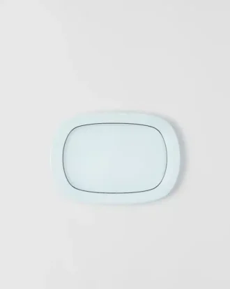 Bandeja rectangular de porcelana – Celadon