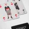 Baraja de cartas con estuche de cuero Baraja de cartas con estuche de cuero