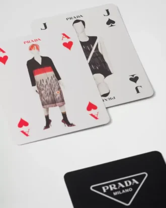 Baraja de cartas con estuche de cuero Baraja de cartas con estuche de cuero