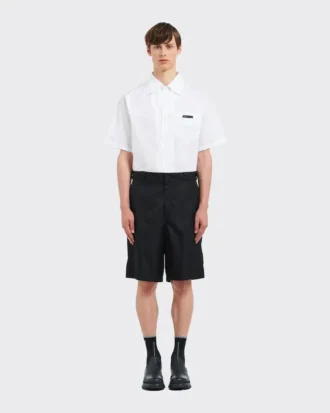 Bermudas de gabardina Re-Nylon
