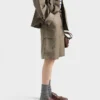 Bermudas de mohair y lana Bermudas de mohair y lana