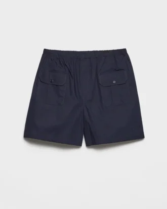 Bermudas de popelín de algodón