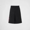 Bermudas Piqua con costuras de cinta Bermudas Piqua con costuras de cinta
