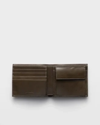Billetera de cuero con monedero