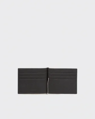 Billetera de piel Saffiano