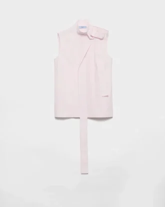 Blusa de popelín bordada