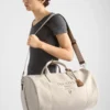 Bolsa de viaje de mezcla de lino Bolsa de viaje de mezcla de lino