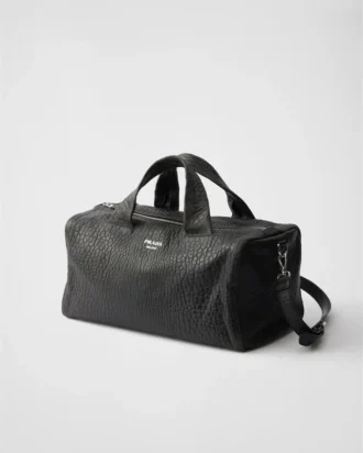 Bolsa de viaje de piel napa