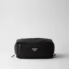 Bolsa de viaje de Re-Nylon y piel Saffiano Bolsa de viaje de Re-Nylon y piel Saffiano