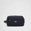 Bolsa de viaje de Re-Nylon y piel Saffiano Bolsa de viaje de Re-Nylon y piel Saffiano