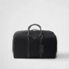Bolsa de viaje de Re-Nylon y piel Saffiano Bolsa de viaje de Re-Nylon y piel Saffiano