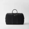 Bolsa de viaje de Re-Nylon y piel Saffiano Bolsa de viaje de Re-Nylon y piel Saffiano