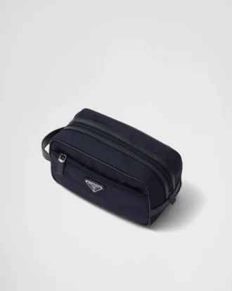 Bolsa de viaje de Re-Nylon y piel Saffiano
