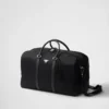 Bolsa de viaje de Re-Nylon y piel Saffiano Bolsa de viaje de Re-Nylon y piel Saffiano
