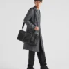 Bolsa de viaje de Re-Nylon y piel Saffiano Bolsa de viaje de Re-Nylon y piel Saffiano