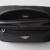 Bolsa de viaje de Re-Nylon y piel Saffiano Bolsa de viaje de Re-Nylon y piel Saffiano