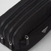 Bolsa de viaje de Re-Nylon y piel Saffiano Bolsa de viaje de Re-Nylon y piel Saffiano