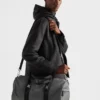 Bolsa de viaje de Re-Nylon y piel Saffiano