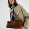 Bolso de ante mediano Prada Bonnie