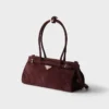 Bolso de ante mediano Prada Bonnie