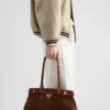 Bolso de ante mediano Prada Bonnie