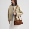 Bolso de ante mediano Prada Bonnie