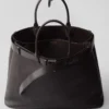 Bolso de cuero con hebilla y cinturón de Prada Bolso de cuero con hebilla y cinturón de Prada