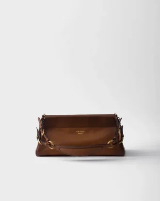 Bolso de cuero mediano Prada EnchaîNa