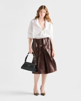 Bolso de cuero mediano Prada EnchaîNa