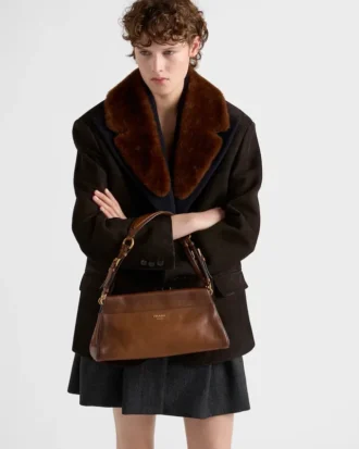 Bolso de cuero mediano Prada EnchaîNa