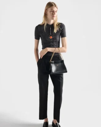 Bolso de cuero Prada EnchaîNa Mini