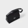 Bolso de hombro acolchado pequeño de Re-Nylon Prada Traveller