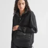 Bolso de hombro acolchado pequeño de Re-Nylon Prada Traveller