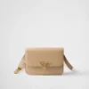 Bolso de hombro con solapa de piel Saffiano