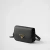 Bolso de hombro con solapa de piel Saffiano