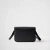 Bolso de hombro con solapa de piel Saffiano