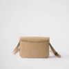 Bolso de hombro con solapa de piel Saffiano