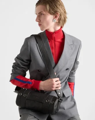 Bolso de hombro de cuero