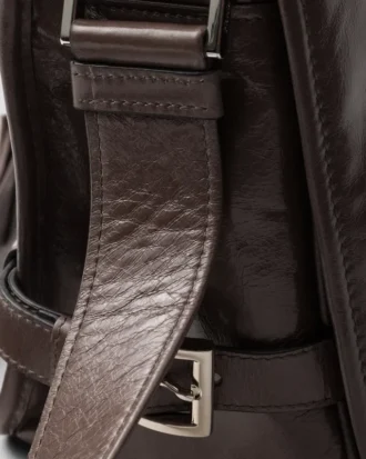 Bolso de hombro de cuero